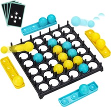 Bounce Ball Party Game Table Top Games Family Party Jumping Connect Tabletop Boa - £24.08 GBP