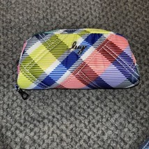 Lug Bobsled XL Eyeglass Sunglass Case Pouch  Bright  Plaid  #luglife - $13.99