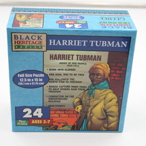 Harriet Tubman Black Heritage Series 24pc Puzzle 12.5&quot;x15&quot; Factory Sealed - £16.03 GBP