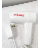 Vintage Windmere 1500 Watt Hair Dryer Micro Turbo Travel mini white red ... - $33.00