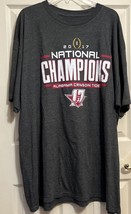 2017 Alabama Crimson Tide Football National Champions Gray Men’s 3XB Shirt - £10.71 GBP