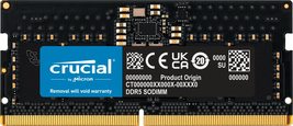 Crucial Ram 8GB DDR5 4800MHz CL40 Laptop Memory CT8G48C40S5 - £33.12 GBP+