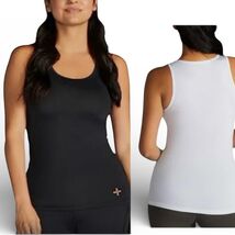 Tommie Copper Women's Core Tank Black and White 2 Pack 0990WR L/3XL - $39.99