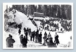RPPC Snowman Hill Ski Jump Mount Shasta California CA UNP Postcard N6 - £16.30 GBP