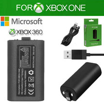 For Xbox One X S Play and Charge Kit Rechargeable Battery Pack &amp; Chargin... - £14.87 GBP