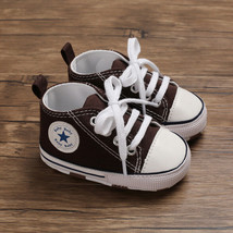 Brown Newborn Baby Boy Girl Sneakers Toddler 0-6 months - £9.56 GBP