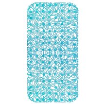 Dundee Deco Shower Mat with Suction Cups - 28&quot; x 14&quot;, Modern Light Blue ... - $31.35