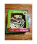 Vintage Cracker Barrel Christmas Snowman Bowl and Spreader New In Box - $196.67 MXN