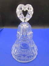 Bleikristall Hofbauer Crystal Anniversary Bell 7&quot; Germany - £35.61 GBP
