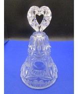 Bleikristall Hofbauer CRYSTAL ANNIVERSARY BELL 7&quot; GERMANY - $52.94 CAD