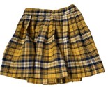High Quality Yellow Blue Tartan Plaid Skirt Toddler Girl size 3T - $10.80