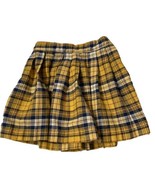High Quality Yellow Blue Tartan Plaid Skirt Toddler Girl size 3T - £8.44 GBP