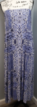 Cynthia Rowley Dress Womens Large Multi Rayon Geo Print Off The Shoulder Neck - £28.55 GBP