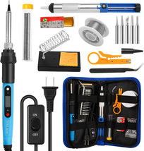 FEITA 80W LCD Soldering Iron Kit, 14-in-1 Tools, Adjustable Temp, Solder... - $41.57