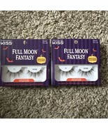 2X Kiss Halloween Limited Edition Decorated False Lash Full Moon Fantasy... - $196.06 MXN