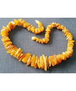 Buterscotch Yellow Baltic Amber Necklace Women  / Certified Genuine Balt... - $45.13 CAD