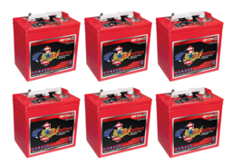 x6 | US Battery US2200XC2 6 Volt 232 Ah Deep Cycle Battery ~ Replaces T-105 T105 - £1,228.32 GBP