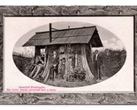 Cedar Stump House Everett WA UNP PNC Glosso Embossed DB Postcard Q7 - $10.84