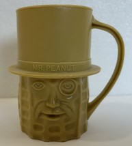 Planters Mr. Peanut Vintage 1960&#39;s Advertising Promo Drinking Cup Mug - £9.06 GBP