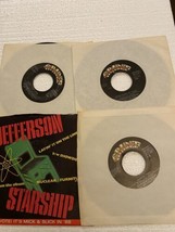 Jefferson Starship Layin&#39; It On The Line / Showdown Vinyl 45 Rpm Lot Mint - £16.61 GBP