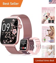 Stylish 1.85&#39;&#39; Women&#39;s Smart Watch - Fitness Tracker with Calls/Heart Mo... - $40.50