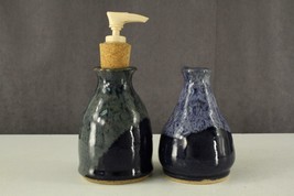 Modern 2011 Christian Religion Studio Art Pottery Vases QUILT HOUSE Psal... - £16.71 GBP