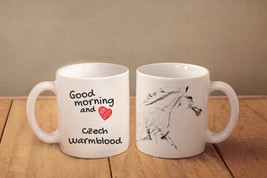 Czech Warmblood - mug with a horse and description:&quot;Good morning and lov... - £11.72 GBP