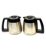 Two Cuisinart 6 Cup Stainless Steel Thermal Coffee Pot Carafe Replacemen... - $49.49