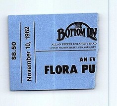 Flora Purim Concerto Ticket Stub Novembre 10 1982 The Fondo Linea New York Città - $49.89