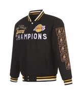 NBA Finals Champions Los Angeles Lakers Wool Reversible Jacket  Embroide... - £158.02 GBP