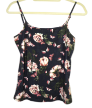 L’AGENCE Women&#39;s Size Small Floral Buttefly Print Black Tank Made In USA - £39.50 GBP