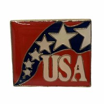 USA United States American Flag Patriotic Souvenir Enamel Lapel Hat Pin Pinback - £4.69 GBP