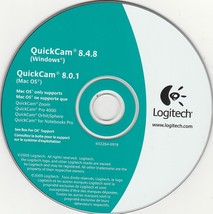 QuickCam 8.4.8(Win) &amp; 8.0.1(Mac OS) by Logitech ~ 2005 - $11.88