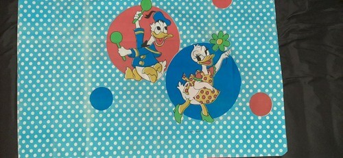 70s Wamsutta Walt Disney Mickey Minnie Daisy Donald Standard Pillow Case RARE Item image 3