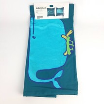 Ikea BLÅVINGADCushion Cover Whale Pattern/Blue-Green 20x20&quot; New Blavingad Kids - £19.55 GBP