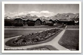Montana Glacier Park Hotel RPPC Glacier Studio Postcard W26 - £6.23 GBP