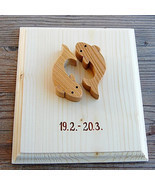 Handmade Wooden Zodiac Sign Pisces - $54.17