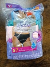 Hanes Womens 7pk Hi-Cuta Size 7/Large Package Damaged, ProductPerfect 03... - $16.49