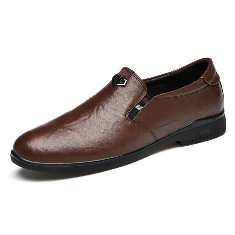 Men Formal Shoes Business Loafers Male Elegant Gentleman Men&#39;s Shoes Cas... - £58.28 GBP
