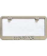 MAZDA 3D STAINLESS STEEL LICENSE FRAME - $34.30 CAD