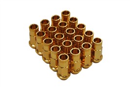 16pcs Yonaka Gold Forged Racing Aluminum Wheel Open End Lug Nuts Honda M12 x 1.5 - £32.69 GBP