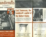Handicrafts &amp; Antiques in East Tennessee Brochure 1963 Knoxville - £20.30 GBP