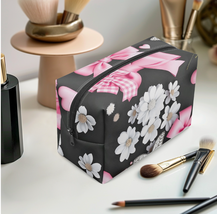 Leather Essentials Make up Bag | Pink Bows or Black Camouflage | Free Ship - $483.84 MXN