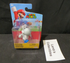 Super Mario Nintendo White Yoshi 2.5&quot; action figure Jakks Pacific toy 2022 - £24.29 GBP