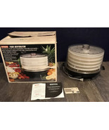 VIntage In Box Waring Food Dehydrator Model #DF415-1 5 Trays Fruits Jerky - $83.30