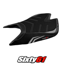 Aprilia Tuono V4 Factory 2021-2024 Seat Cover Tappezzeria Ultragrip Silver Black - £170.07 GBP