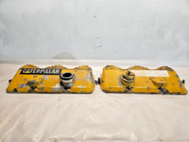 Complete Set of 2 Caterpillar CAT 3406C Diesel Engine Valve Cover 7E0331... - $275.00