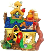 Halloween Spooky Haunted House Ceramic RIP 6 1/2&quot; x 5&quot; X 3&quot; - $224.64 MXN