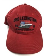 USS Lexington CV 16 Corpus Christi, Texas vintage hat by Richardson stra... - $46.71