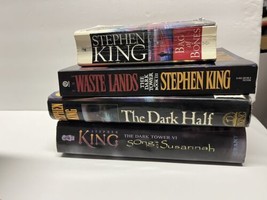 Stephen King Books Lot of 4 - Dark Half, Bag Of Bones, Wastelands, Song Of Susan - £15.48 GBP